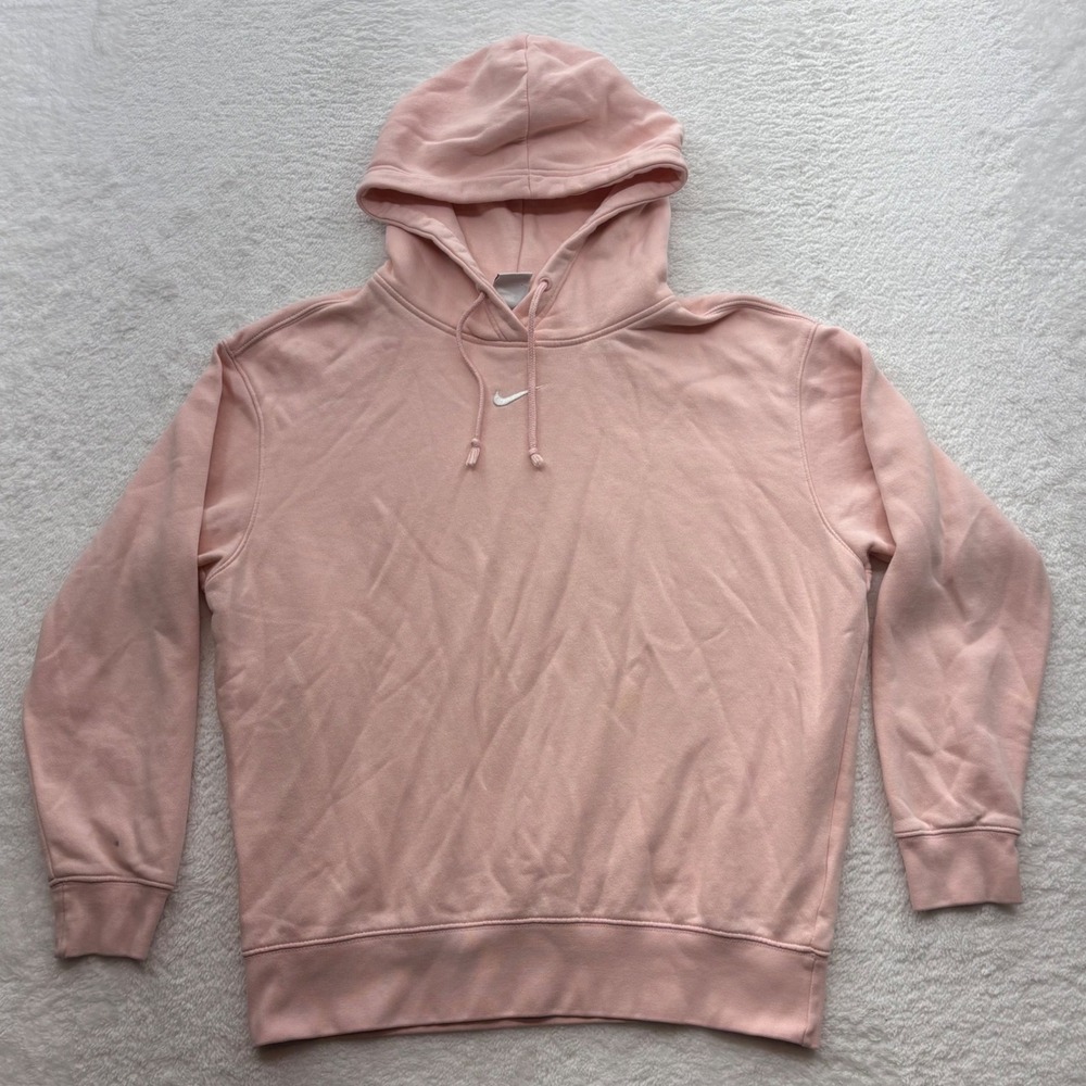 Nike Sportswear Essential Mini Center Swoosh Hoodie Pink XS Pullover